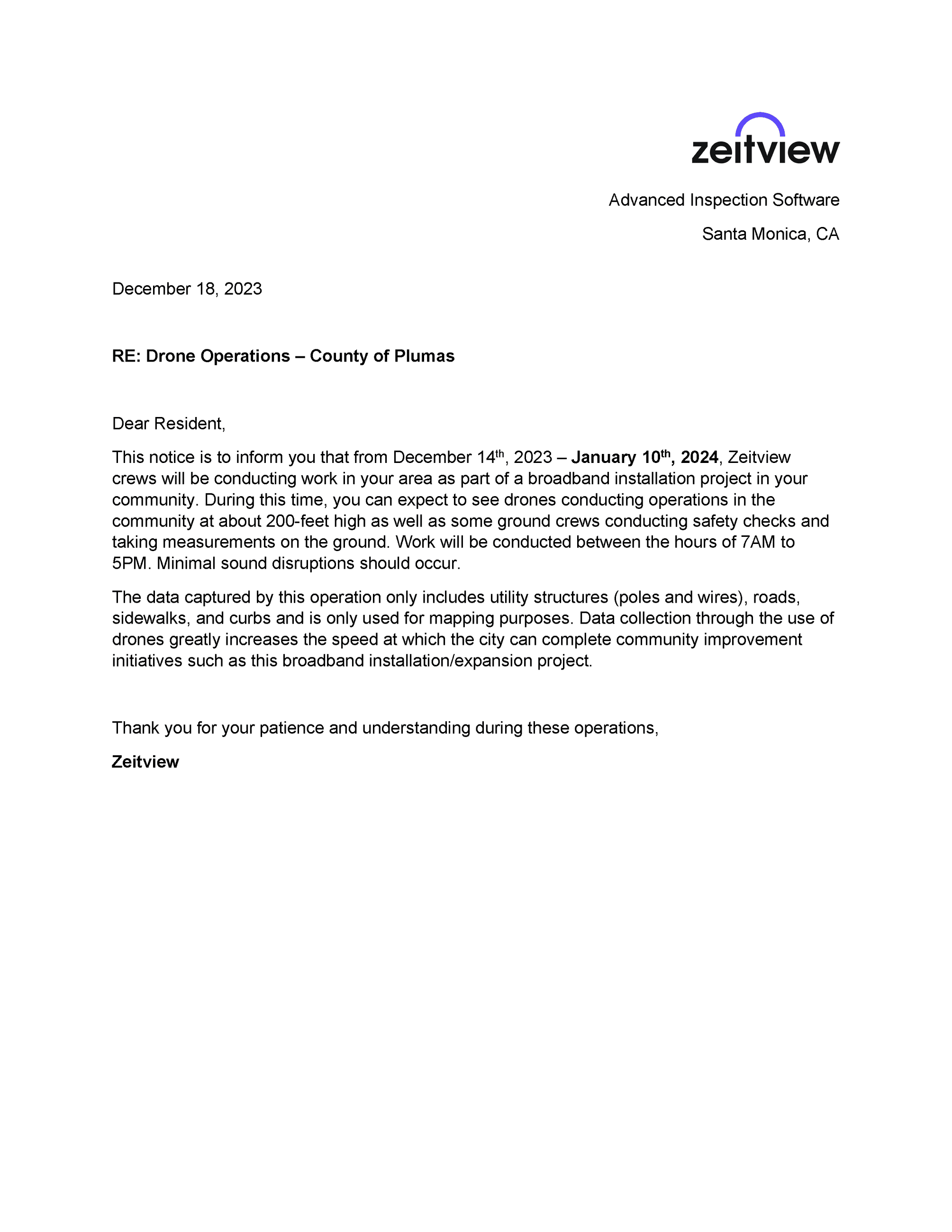 County of Plumas Communication Memo 12.18.23_Page_1